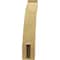 Ekena Millwork 3-inch W x 16-inch D x 16-inch H Lafayette Rough Cedar Woodgrain TimberThane Knee Brace, Primed BRCUR03X16X16LFTRCPR - alternate 5